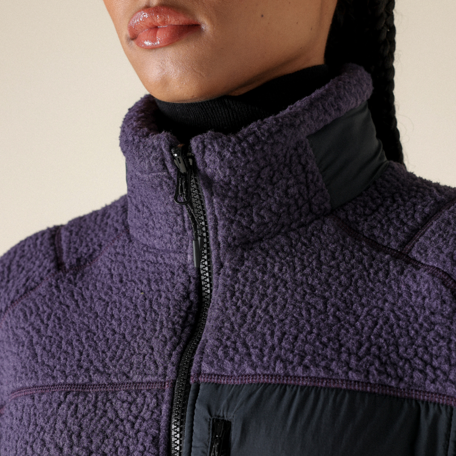 Mizuno POLAR TEC THERMALLOFT REVERSIBLE JACKET Midnight plum